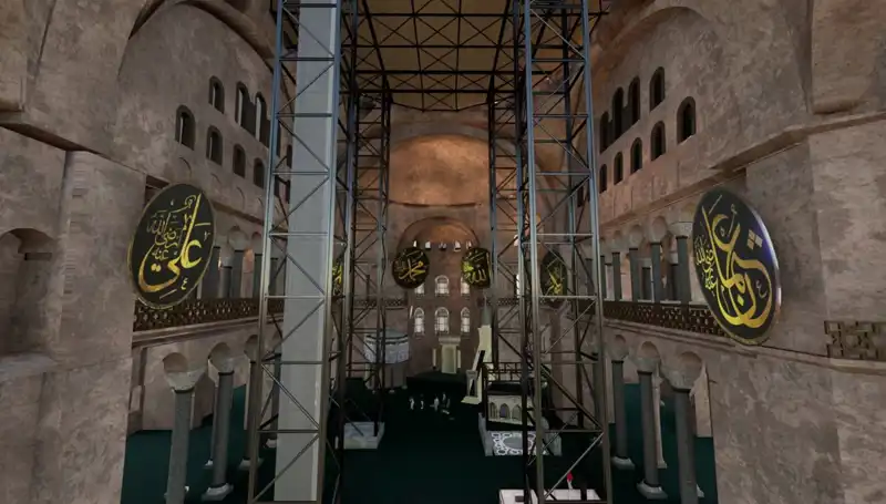 Ayasofya'da Tarihi Restorasyon: Geçmişin İzleri Yeniden Hayat Buluyor
