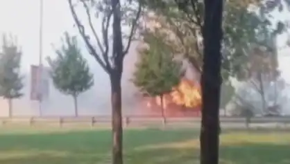 Şişli'de Yangın Çıkaran Şüpheli Kısa Sürede Yakalandı