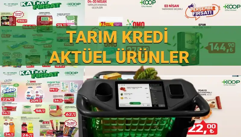 Tarım Kredi Marketleri'nde 4-7 Nisan Fırsatları: İndirimli Ürünlerle Dolu Haftasonu