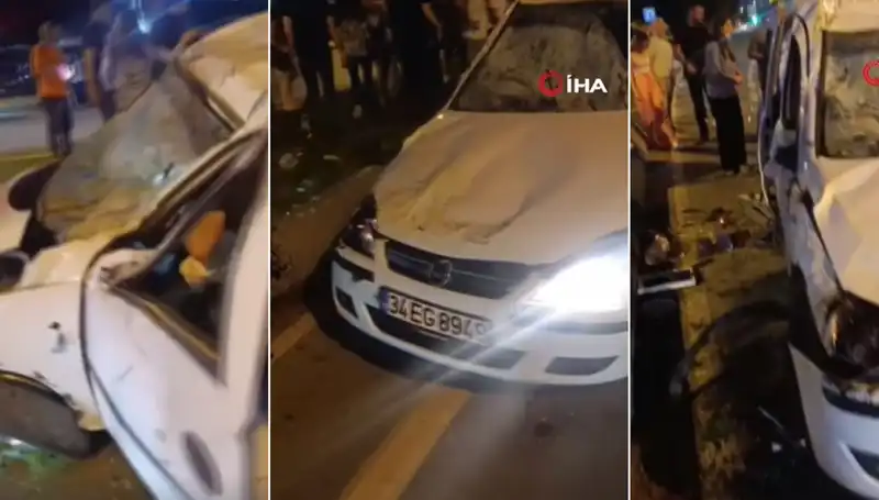 İstanbul Sahil Yolunda Korku Dolu Anlar: Ucuz Atlatılan Kaza!