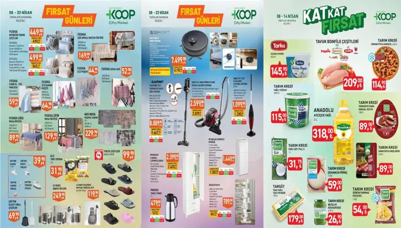Tarım Kredi KOOP Marketlerinde 12-23 Nisan Aktüel İndirimler!