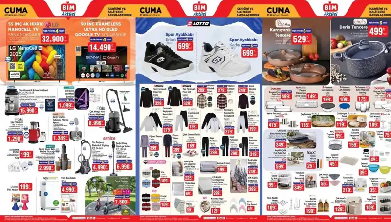 BİM 31 Ekim 2025 Kataloğu: Evdeki Tüm İhtiyaçlarınız Burada!