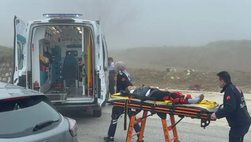 Düzce'de Yoğun Sis Kazalara Neden Oldu: 6 Yaralı