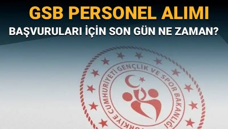 Gençlik ve Spor Bakanlığı Personel Alımı Başvuruları Başladı! Son Gün Ne?