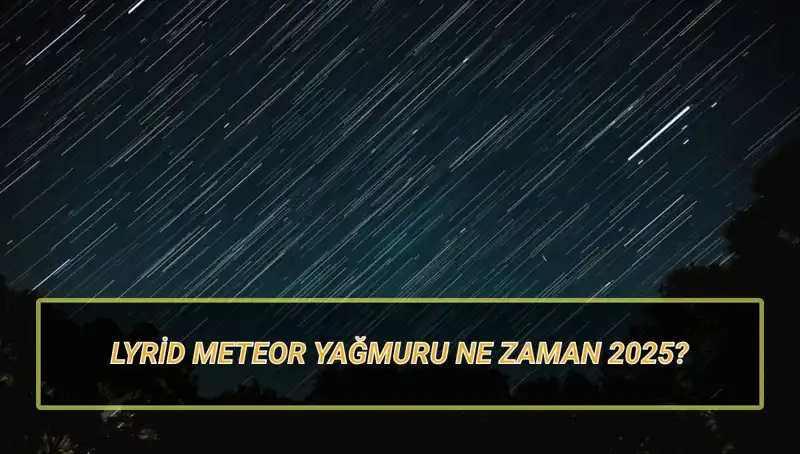2025'te Lyrid Meteor Yağmuru: Gözlerinizi Gökyüzüne Dikin!