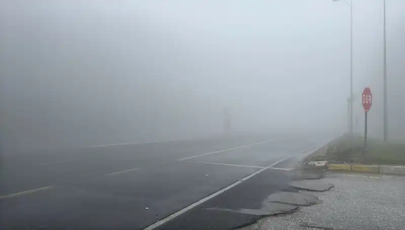 Bolu Dağı'nda Sis, Trafik Güvenliğini Tehdit Ediyor!