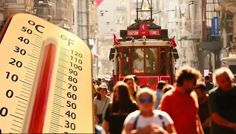 İstanbul'da Hava Sıcaklıkları Yükselirken Pazar Günü Yağmura Hazır Olun!