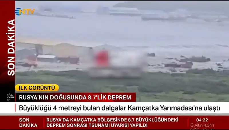 Kamçatka Kıyılarında İlk Tsunami Dalgaları: Doğa’nın Gücünü Hissetmek