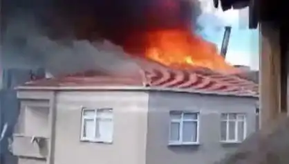 Bağcılar’da Yangın: Beş Katlı Bina Kısa Sürede Alevlere Teslim Oldu