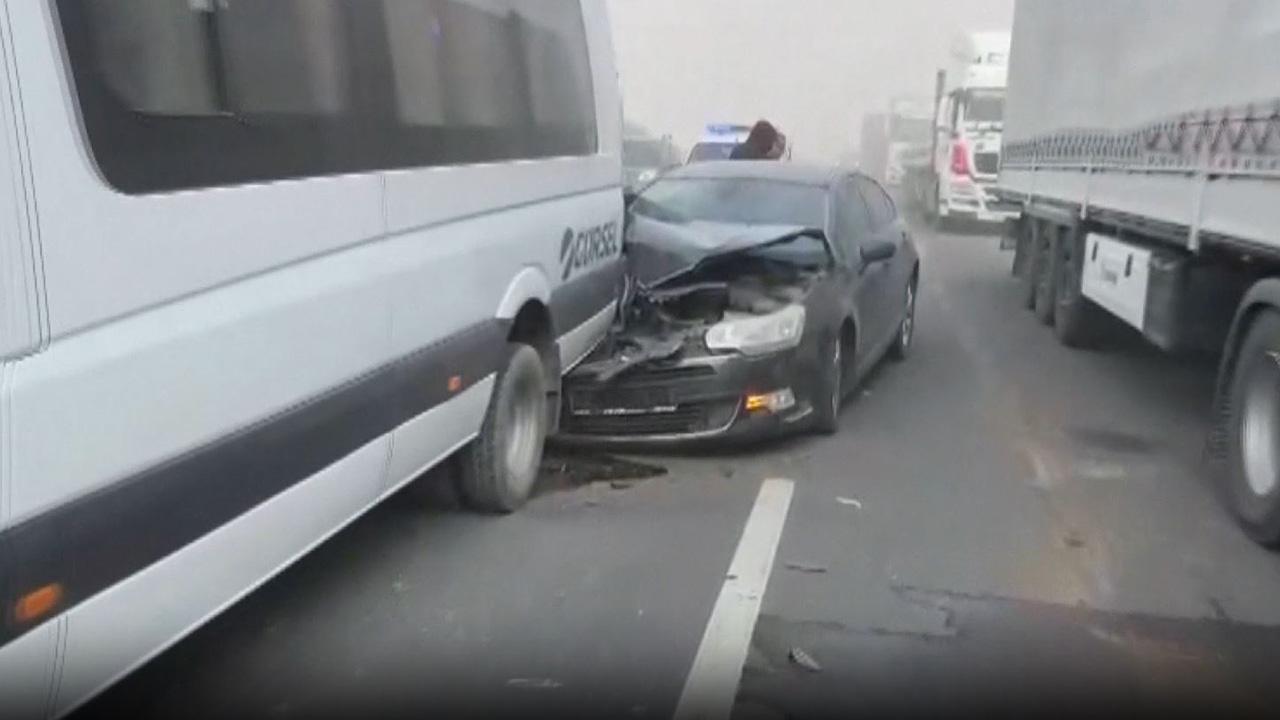 Konya-Ankara Yolunda Toz Taşınımı Zincirleme Kazaya Neden Oldu