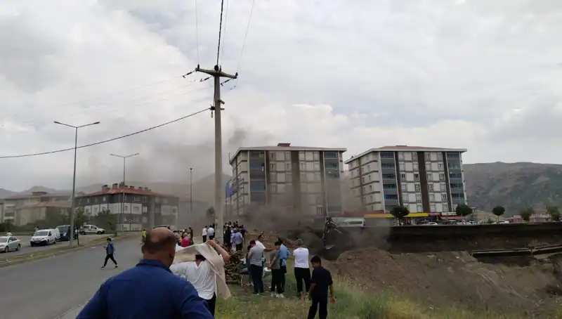 Bitlis’te Doğalgaz Hattında Patlama: Faciadan Dönüldü