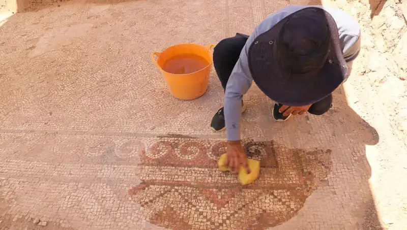 Mardin'de 1500 Yıllık Mozaik Keşfi: Tarih Dolaşımda!