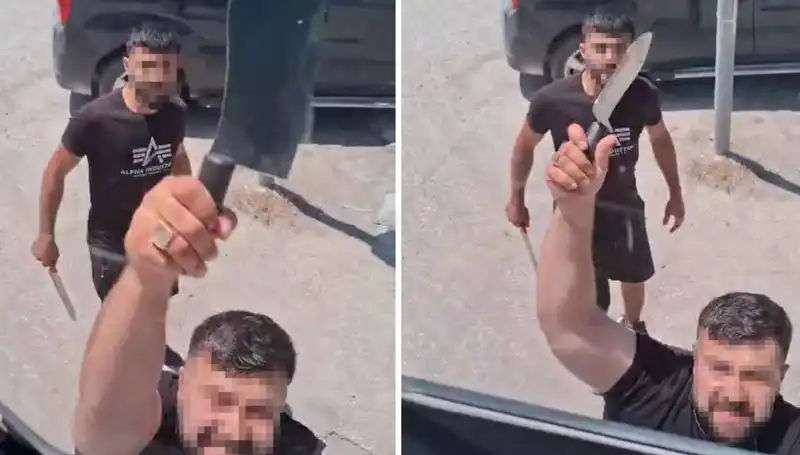 Yol Verme Tartışması: İki Aracın Çarpışması Sonrası Gerilim Tırmandı