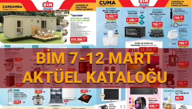 BİM Aktüel Kataloğu Mart Ayında Neler Sunuyor? Kaçırmayın!