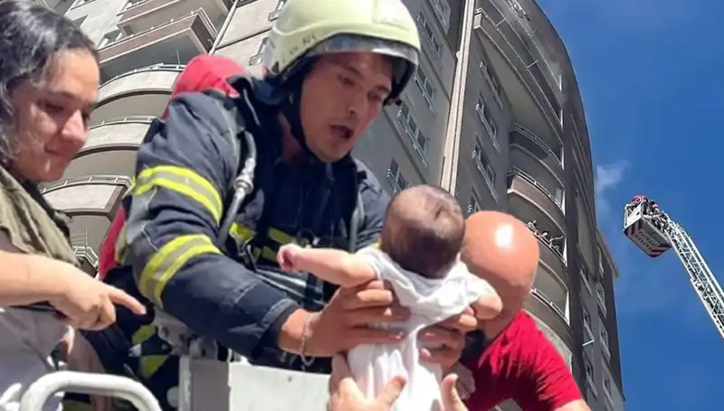 Kayseri'de 14 Katlı Binada Yangın: Panik Dolan Anlar ve Yaralılar