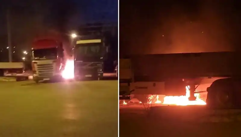 Park Halindeki Tırlara Yangın: Korkunç Olayın Ardındaki Sırlar Neler?